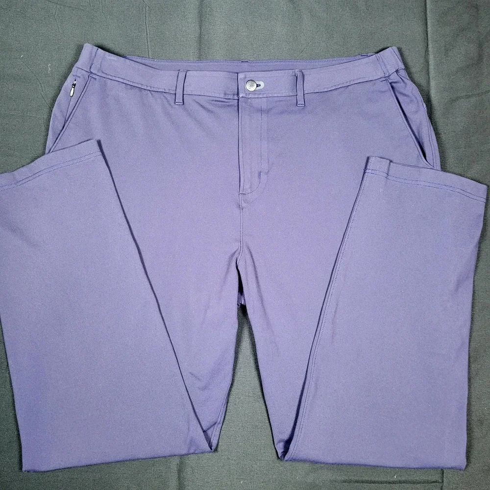 Public Rec Gamechanger Pants Men 40 x 30* Navy Blue Nylon‎ Stretch Tapered
